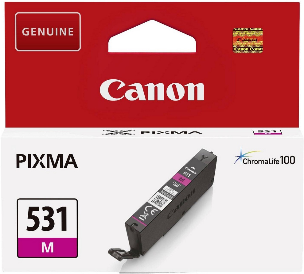 Canon CLI531M cartridge purpurová-magenta (324 str)