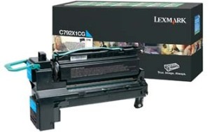 Lexmark C792X1CG toner azurový-cyan (20.000 str)