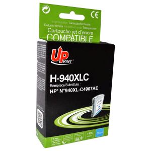 UPrint alternativní HP cartridge 940XL azurová-cyan (3.000 str)