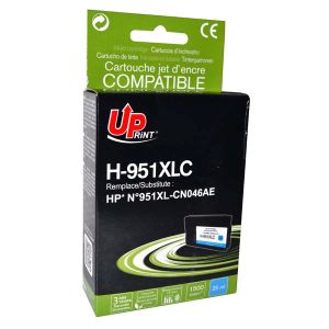 UPrint alternativní HP cartridge 951XL azurová-cyan (1.500 str)