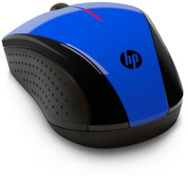HP myš X3000 Wireless Cobalt Blue, 2 ks AA, 2.4 [GHz], optická, 3tl., 1 kolečko, bezdrátová (USB), modrá, 1200DPI