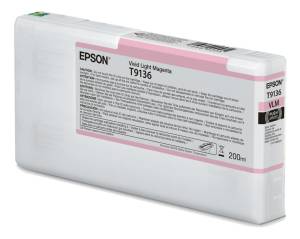 Epson T9136 cartridge vivid light magenta (200ml)