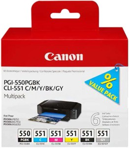Canon PGI550/CLI551 cartridge sada 6ks