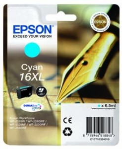 Epson T1632 cartridge 16XL azurová-cyan (6.5ml)