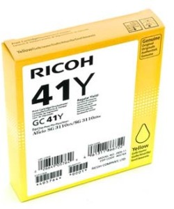 Ricoh GC41HY náplň žlutá-yellow (2.200 str)