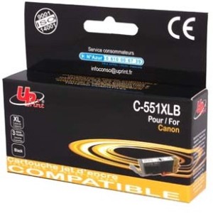 UPrint alternativní Canon CLI551Bk XL cartridge černá (15ml)