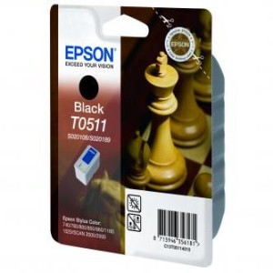 Epson T0511 cartridge černá (900 str)