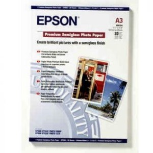 Epson S041334 Premium Semigloss Photo Paper 251g, A3/20ks