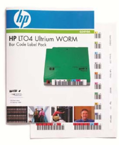 HP Q2010A Ultrium 4 Bar Code Label Pack (Ultrium 1.6TB, WORM) 