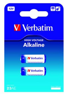Verbatim baterie alkalická 12V 23AE, A23, MN21, 2ks