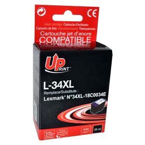UPrint alternativní Lexmark 18C0034 cartridge černá 34XL (25ml)
