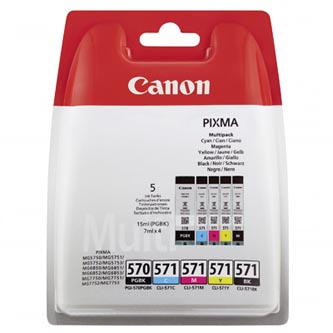 Canon PGI570/CLI571 sada 5 cartridgí (CMYBk+PGBk)