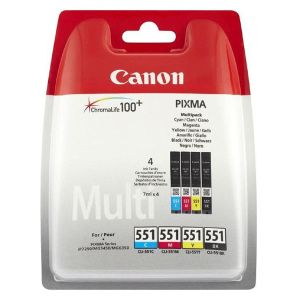 Canon CLI551 cartridge sada CMYK + fotopapír 10x15cm/50ks