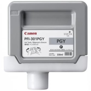 Canon PFI301PGy cartridge photo grey (330ml)
