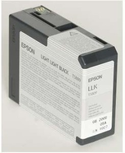 Epson T5809 cartridge light light black (80ml)