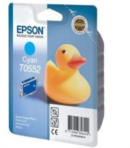 Epson T0552 cartridge azurová-cyan (290 str)