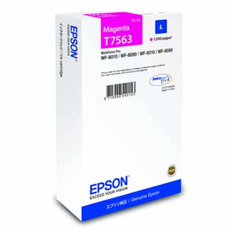 Epson T7563  cartridge purpurová-magenta (1.500 str)