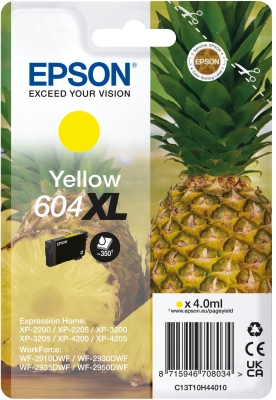 Epson 604XL cartridge žlutá-yellow (350 str)
