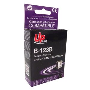 UPrint alternativní Brother LC-123Bk cartridge černá (600 str)