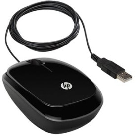 HP myš X1200 Wired mouse, optická, 3tl., 1 kolečko, drátová (USB), černá, 1200DPI