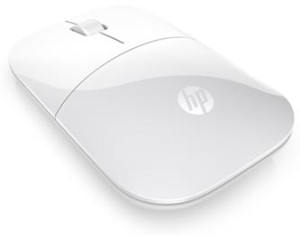 HP myš Z3700 Wireless Blizzard White, 1 ks AA, 2.4 [GHz], optická Blue LED, 3tl., 1 kolečko, bezdrátová (USB), bílá, 1200DPI