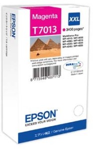Epson T7013 cartridge purpurová-magenta (3.400 str)