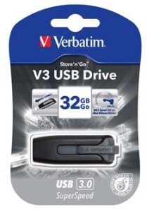 Verbatim  32GB USB3.0 flash disk Store´n´Go V3 (25/80 MB/s)