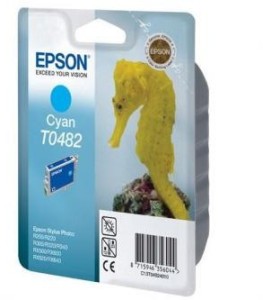 Epson T0482 cartridge azurová-cyan (13ml)
