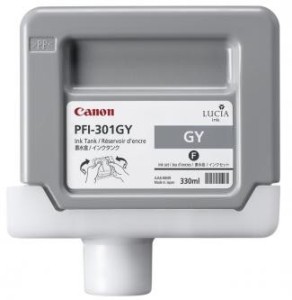 Canon PFI301Gy cartridge grey (330ml)