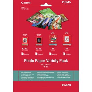 Canon VP101 Photo Paper Variety Pack 10x15cm/10ks + A4/10ks