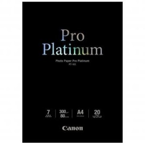 Canon PT101 Pro Platinum Photo Paper 300g, A4/20ks
