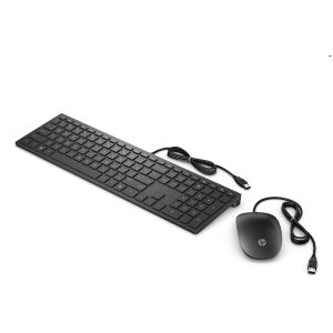 HP Sada klávesnice a myš Pavilion Deskset 400, černá, drátová (USB), CZ