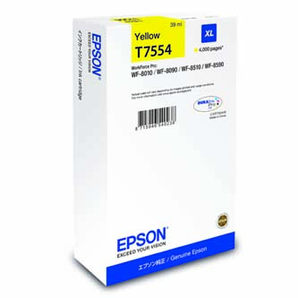 Epson T7554 cartridge žlutá-yellow (4.000 str)