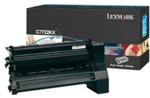 Lexmark C7722KX toner černý (15.000 str)