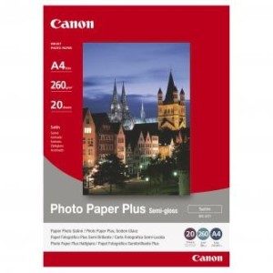 Canon SG201 Photo Paper Plus Semigloss 260g, A4/20ks