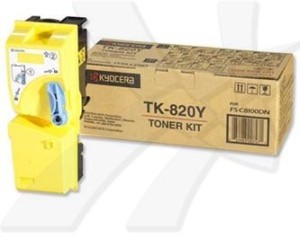 Kyocera Mita TK820Y toner žlutý-yellow (7.000 str)