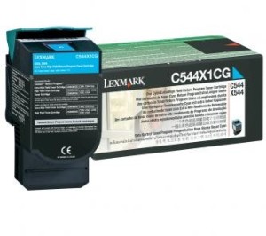 Lexmark C544X1CG toner azurový-cyan (4.000 str)