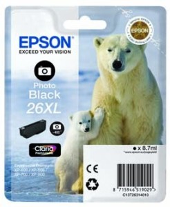 Epson Cartridge 26XL foto černá (8.7ml)