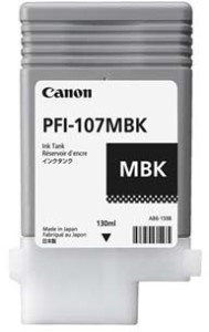 Canon PFI107MBk inkoust matte black (130ml) 