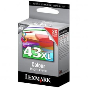 Lexmark Cartridge barevná 43XL (350 str)