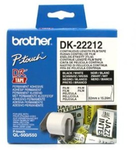 Brother Role 62mm DK-22212, film délka 15.24m, bílá
