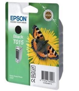 Epson T015 cartridge černá (350 str)