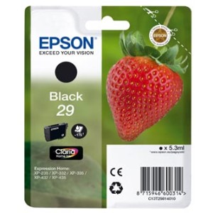 Epson Cartridge 29 černá (5.3ml)