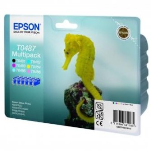 Epson T0487 sada 6 cartridge (6x 13ml)