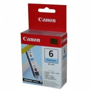 Canon BCI6PC cartridge foto azurová-photo cyan (280 str)