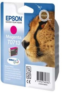 Epson T0713 cartridge purpurová-magenta (5.5ml)