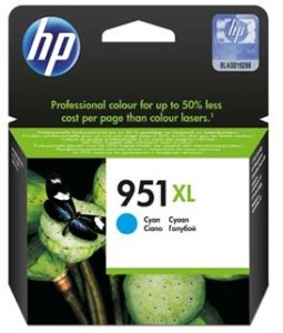 HP CN046AE cartridge 951XL azurová-cyan (1.500 str)