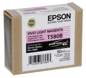 Epson T580B cartridge vivid light magenta (80ml)