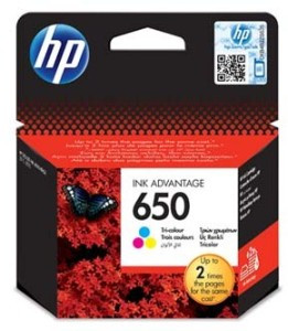 HP CZ102AE cartridge 650 barevná (200 str)