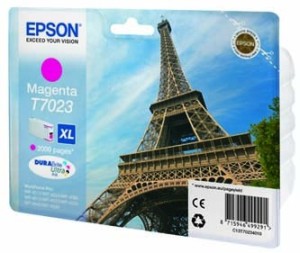 Epson T7023 cartridge purpurová-magenta (2.000 str)